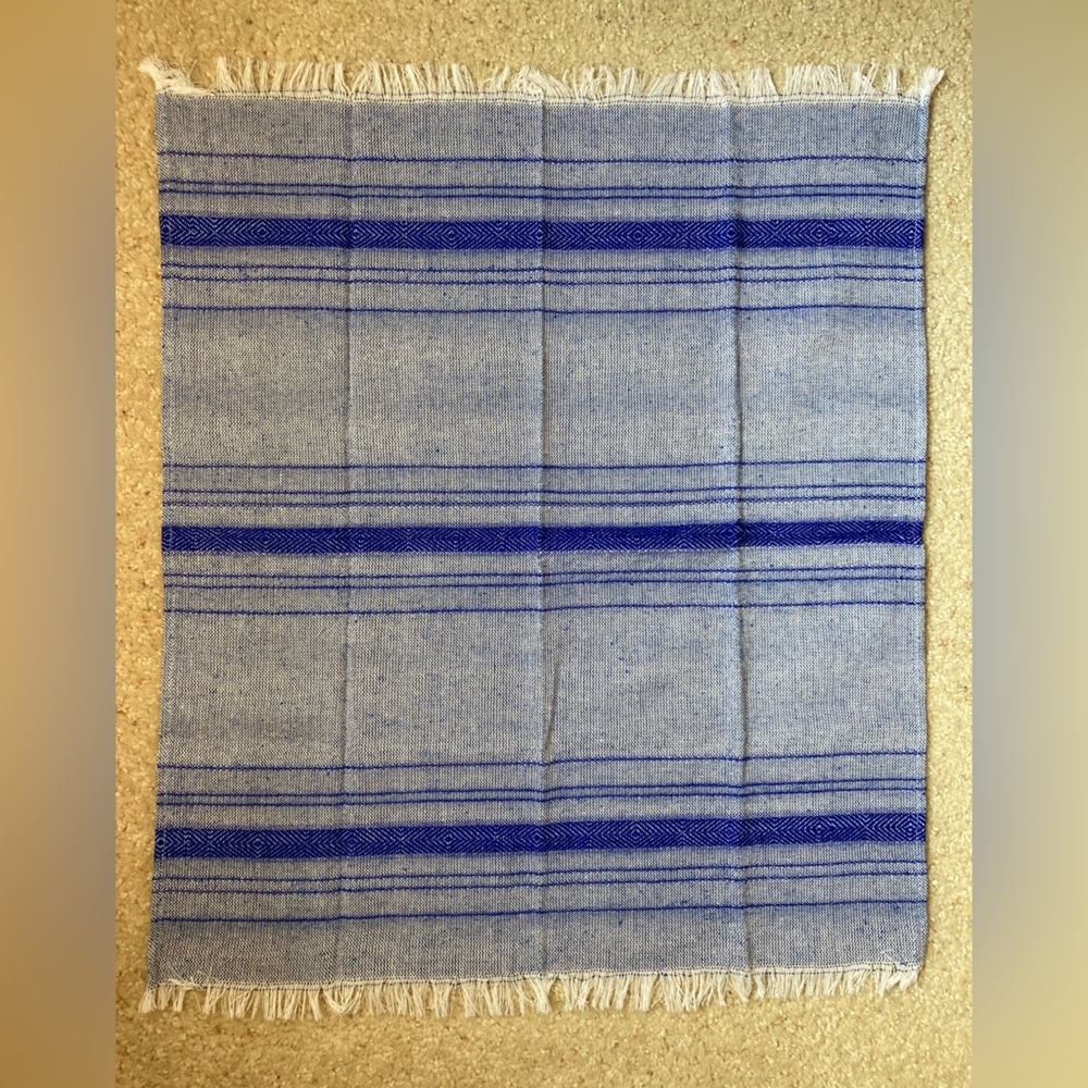 Artisan Woven Mexican Tea Towel, Hand Towel, Boho Chic, Kitchen, Serape - Picture 4 of 6